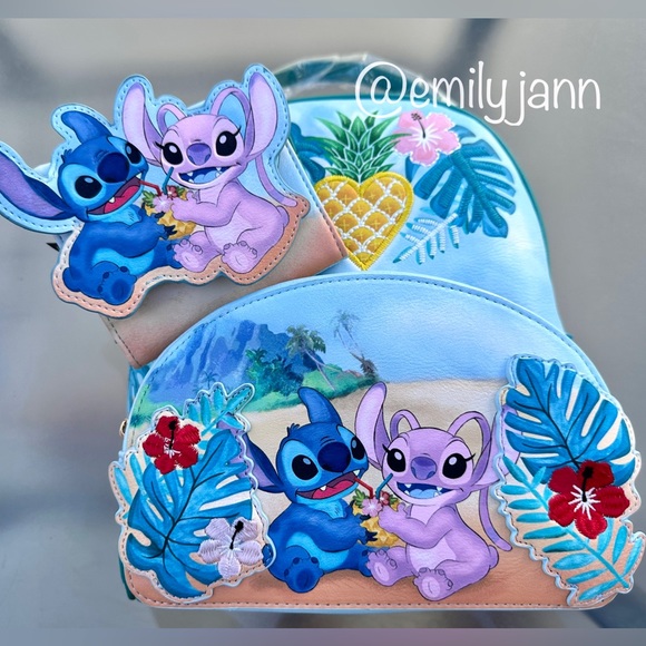 Stitch🌺Backpack Set - Picture 6 of 16